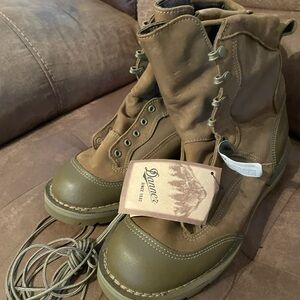 Danner Brown and Tan Waterproof Work Boots